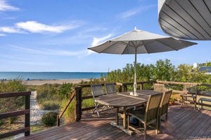 Experience On Gardiner's Bay This extremely interesting multi family compound on one acre with 102' of sandy beach features the most magical sunsets.