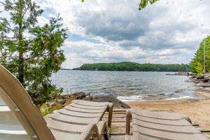 Escape to your own slice of paradise on sought after Gull Lake.