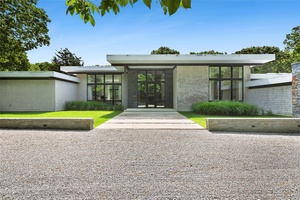 This custom build modern radiance inspired by the original home where renowned abstract expressionist critic Harold Rosenberg once resided leaves nothing to the imagination.