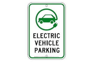 EV parking space available for lease at 425 Front St E Canary House.
