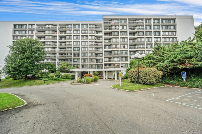 View of condo building.