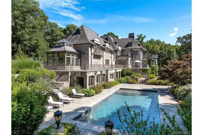 Pool and pool kitchen area