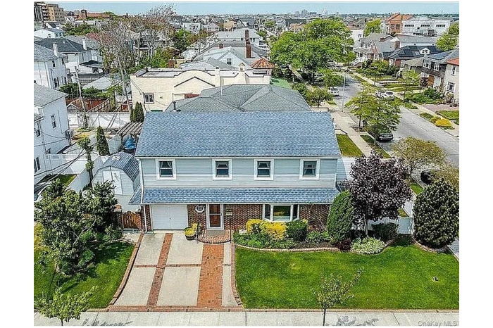 View from above of property