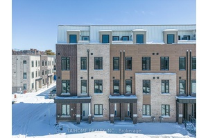 A Very Rare Brand New, 4 Story Stunning, Sunlit Modern Townhouse Above Ground amp ; Across From Bartley Park Directions Cross Roads Eglinton Victoria Park O'Connor.