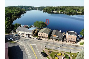 Beautifully renovated commercial building is located right on Restaurant Row with fabulous frontage on desirable Kauneonga Lake in the Town of Bethel.