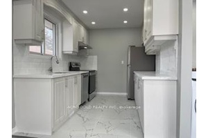 This Three Bedroom Detached Bungalow Main Floor House Fully Renovated, Updated, family sized kitchen with modern finishes, Stainless Steel Appliances, Fridge, Stove, Dishwasher And Range Hood.