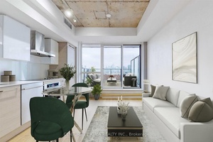 Welcome to 1030 King St. This exceptional suite sets apart from the rest with an expansive and private outdoor terrace offering breathtaking, unobstructed views of the iconic CN Tower.
