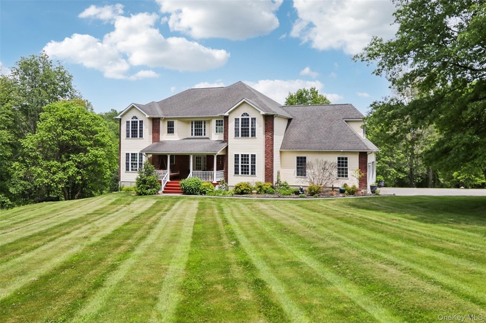 Sweeping lawn