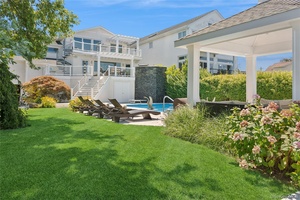 Contemporary Coastal Bayfront Retreat over looking bird sanctuary.