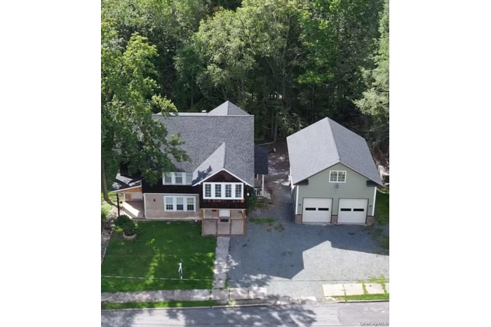 View from above of property