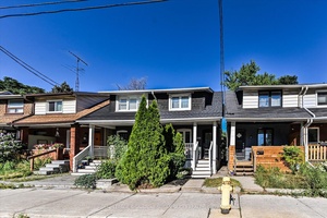 Welcome to this beautifully maintained 3 1 bedroom semi detached home just steps from Woodbine Subway Station.