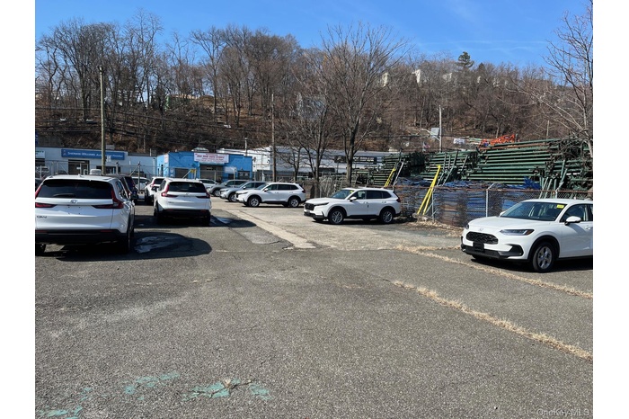 View of uncovered parking lot