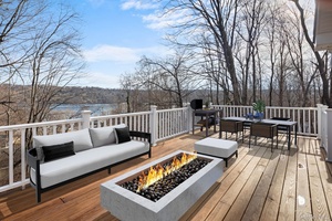 A beautifully renovated cottage by the lake awaits its new owner.