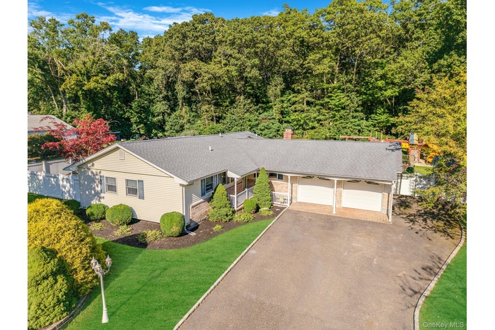 View from above of property
