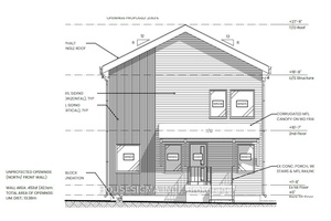Property with building permit for 2 X one bedroom and 1 X Three bedroom unit.