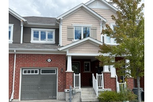 Welcome to 262 Waterbrook Lane, Kitchener a modern 3 bedroom, 3 bathroom townhome with a single garage in the desirable Doon Wyldwoods community.
