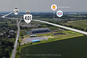 Strategically positioned with highway frontage and exceptional accessibility, this fully secured and fenced 7.
