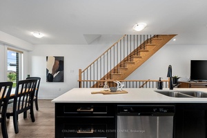 Nearly new FREEHOLD townhome located at the quiet end of the street with no direct front or rear neighbours.