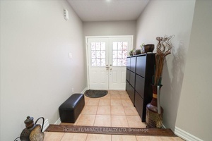 Welcome to this spacious and beautifully maintained semi detached home in the sought after Fletchers Creek Village community, featuring a double door entry.