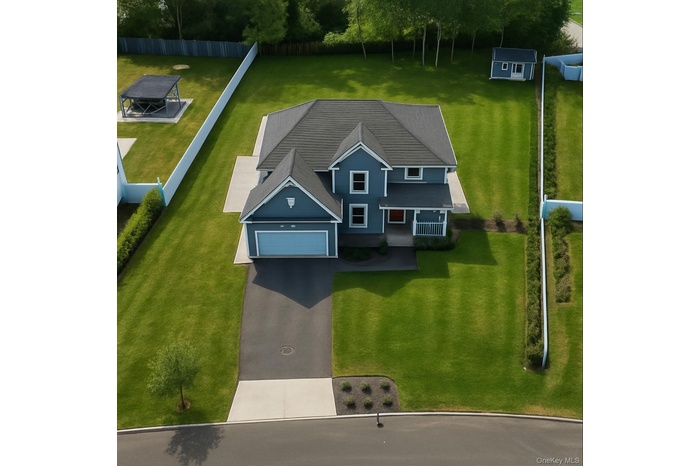 Aerial view of property and surrounding area