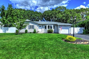 Welcome to this stunning ranch style home in Birchwood Estates, located within the Sachem School District.