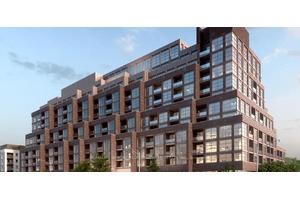 2 yr new 1Bed Den Condo facing west with Parking and Locker Included in the vibrant and trendy neighborhood of St.