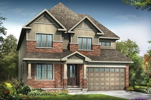 The Heartwood II main floor offers hardwood flooring, a large foyer, a welcoming den, and a separate dining room for comfortable conversation.