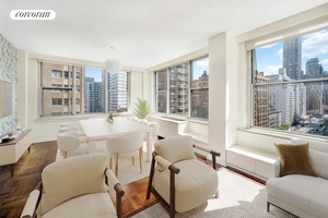 Welcome to apartment 11C at 169 East 69th Street, a sun filled, seamless combination of two apartments that has created a sprawling three bedroom, three bathroom home.