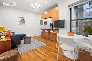 Welcome home to 322 6th Street, Apt 5 a cute as a button, two bed, one bath, 1st floor co op with lots of extras in Prime Park Slope !