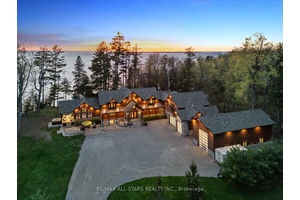 Award Winning Confederation Luxury Log Home Masterpiece Living Magazine's 2022 Log Home Of The Year Custom Built In 2020 With 300Ft Of Direct Sandy Bottom Exclusive Waterfront Situated On A ...