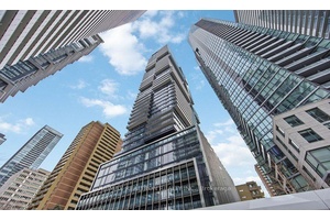 Fully furnished, functional studio suite with a Balcony and North facing view of the City's Skyline.