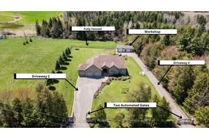 Nestled in the Picturesque Landscape of Caledon, This Exquisite Luxury Bungalow Offers Over 5, 000 Sq Ft of Total Living Space on Approximately 1 Acre of Fully Fenced, Beautifully Landscaped ...