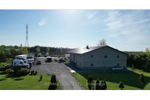 Located just 3KM north of Highway 401 off Highway 37 in Belleville, Ontario, this versatile industrial property offers a rare opportunity for a variety of commercial and industrial uses.
