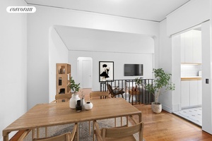 This oversized one bedroom apartment is bright with prewar details throughout.