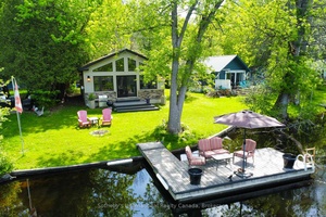 Here is your chance to secure a year round waterfront retreat on the Severn River, right at the mouth of beautiful Sparrow Lake just 1.