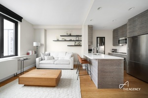 This one bedroom at 305W16 offers bright morning light, quiet interiors, and an iconic Empire State Building view perfectly framed from both the living area and bedroom.