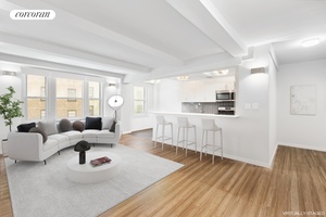 South facing. Corner unit.