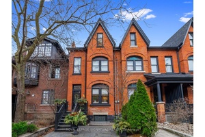 Magnificent, stately, red brick Heritage Victorian On One Of The Finest Tree Lined Streets In the city !