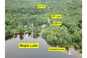 DEEDED ACCESS TO MAPLE LAKE.
