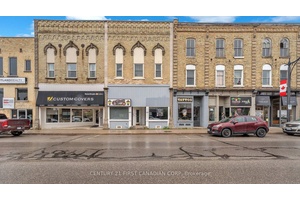 Welcome to 411 Main Street South a prime mixed use property located in the heart of historic downtown Exeter, Ontario.