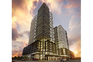 Step into upscale urban living with this never before lived in suite at Duo Condos !