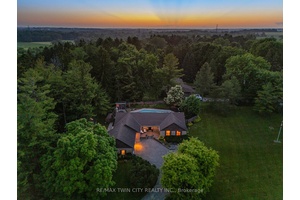 Your Dream Starts Here 105 Grandview Drive, Conestogo Set on a picturesque 1 acre lot in one of the region's most sought after enclaves, this ranch style bungalow with an ...