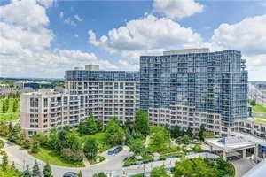 Spacious and Bright Tridel built one bedroom plus den suite, featuring a panoramic view overlooking the courtyard.