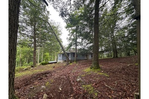 16. 5 acres partially flat and cleared, partially hilly land on the Delaware river with septic and well, with a fixer upper house on it.
