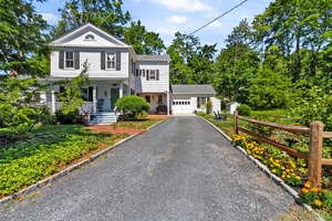 Historic 1830's home, original Pleasantville School Building located on a small private road in the heart of Pleasantville.