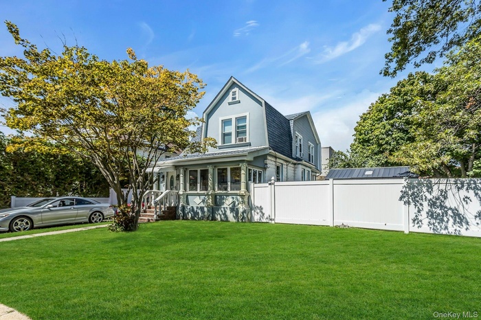 View of front of home featuring covered porch