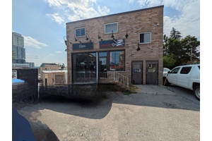 Commercial space with Huge lite sign on Bayfield Street, close to city centre.