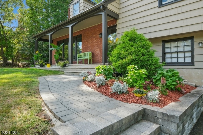 Beautiful paved walkway