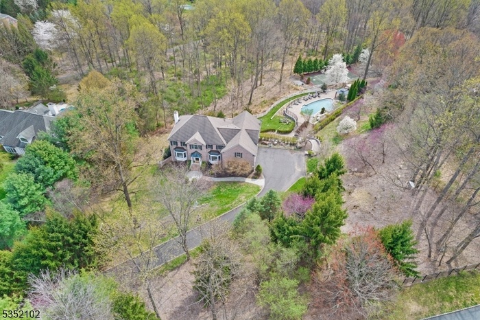 aerial view-pool/ tennis court