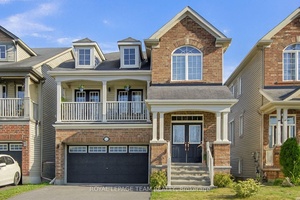 Beautifully upgraded home with bright, carpet free interior featuring custom hardwood flooring throughout the main amp ; upper levels, including all stairs, elegant iron spindle staircases, crown molding, large baseboards ...
